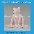 2016 new arrival personalized porcelain frog figurines for home decoration